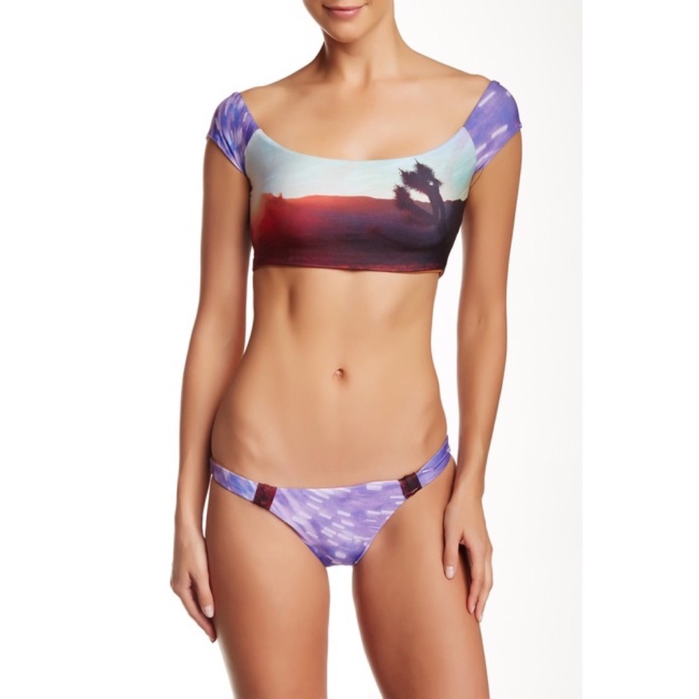 Purple Women's Swimwear Set